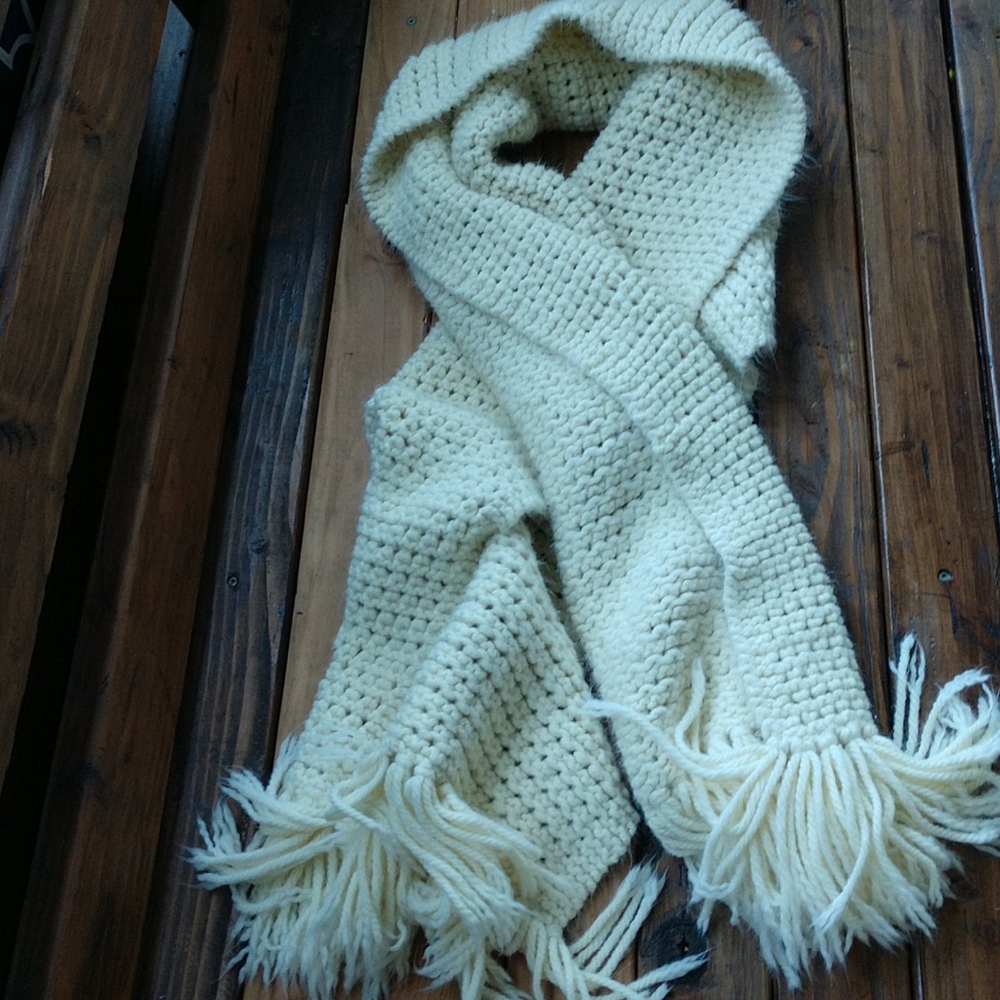 VTG handmade extra long scarf